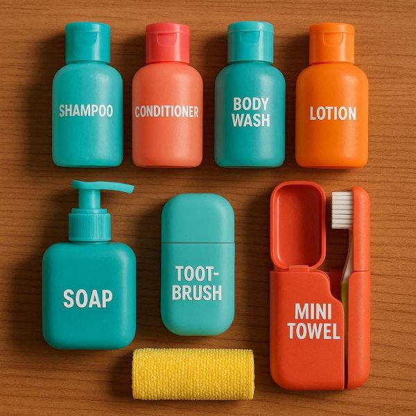 All-in-One Travel Bottle Kit with Leak-Proof Silicone Containers